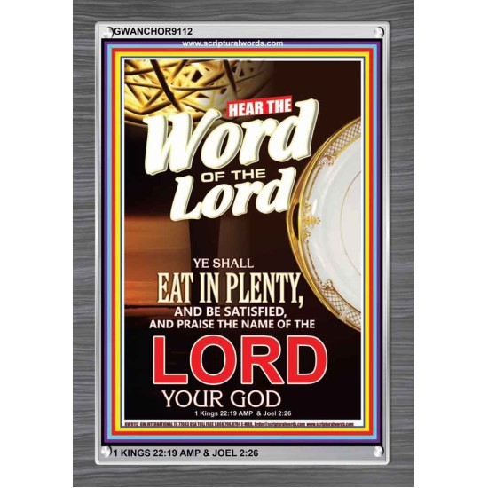 THE WORD OF THE LORD   Bible Verses  Picture Frame Gift   (GWANCHOR9112)   