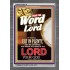THE WORD OF THE LORD   Bible Verses  Picture Frame Gift   (GWANCHOR9112)   "25x33"