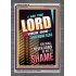 YOU SHALL NOT BE PUT TO SHAME   Bible Verse Frame for Home   (GWANCHOR9113)   "25x33"