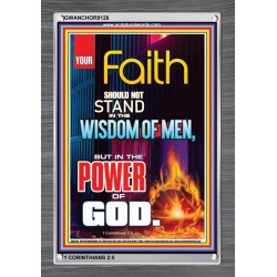 YOUR FAITH   Frame Bible Verse Online   (GWANCHOR9126)   