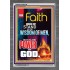 YOUR FAITH   Frame Bible Verse Online   (GWANCHOR9126)   "25x33"