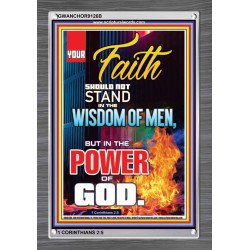YOUR FAITH   Framed Bible Verses Online   (GWANCHOR9126B)   "25x33"