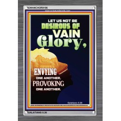 VAIN GLORY   Bible Verses Wall Art Acrylic Glass Frame   (GWANCHOR9196)   "25x33"