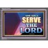 WE WILL SERVE THE LORD   Frame Bible Verse Art    (GWANCHOR9302)   "33x25"