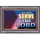 WE WILL SERVE THE LORD   Frame Bible Verse Art    (GWANCHOR9302)   