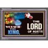 WORSHIP THE KING   Inspirational Bible Verses Framed   (GWANCHOR9367B)   "33x25"