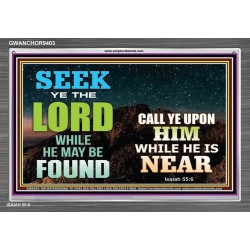 SEEK THE LORD WHEN HE IS NEAR   Bible Verse Frame for Home Online   (GWANCHOR9403)   