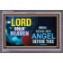 SEND HIS ANGEL BEFORE THEE   Framed Scripture Dcor   (GWANCHOR9413)   "33x25"