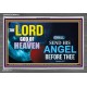 SEND HIS ANGEL BEFORE THEE   Framed Scripture Dcor   (GWANCHOR9413)   