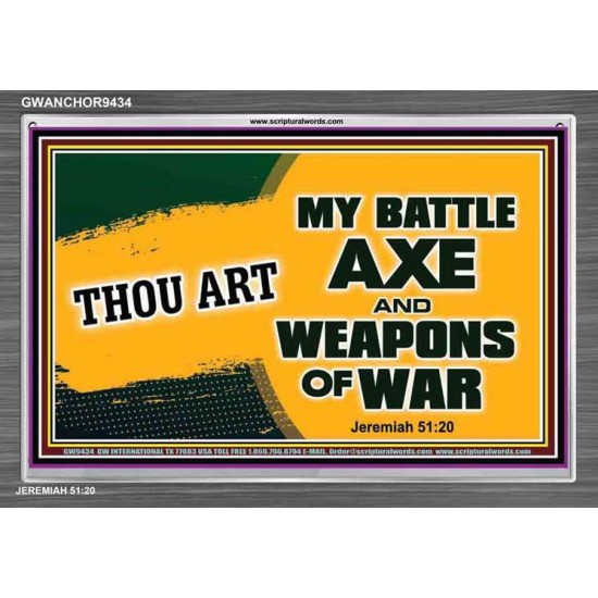 WEAPONS OF WAR   Christian Quotes Framed   (GWANCHOR9434)   