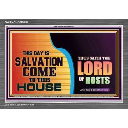 SALVATION COME TO THIS HOUSE   Biblical Art   (GWANCHOR9454)   