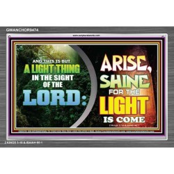 A LIGHT THING IN THE SIGHT OF THE LORD   Art & Wall Dcor   (GWANCHOR9474)   