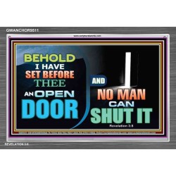 AN OPEN DOOR NO MAN CAN SHUT   Acrylic Frame Picture   (GWANCHOR9511)   