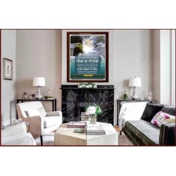 WATER OF LIFE   Christian Quotes Framed   (GWARISE082)   "25x33"