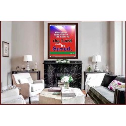 WHOSOEVER SHALL CALL   Inspiration Wall Art Frame   (GWARISE1632)   "25x33"