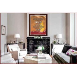 THOU SHALL NOT BE BURNED   Scriptural Portrait Acrylic Glass Frame   (GWARISE179)   