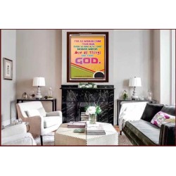 ALL THINGS ARE FROM GOD   Scriptural Portrait Wooden Frame   (GWARISE6882)   