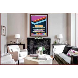 THE LORD WILL WATCH OVER YOUR GOING AND COMING   Contemporary Christian Paintings Acrylic Glass frame   (GWARISE6887)   