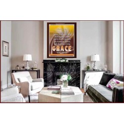 WHO ART THOU O GREAT MOUNTAIN   Bible Verse Frame Online   (GWARISE716)   "25x33"