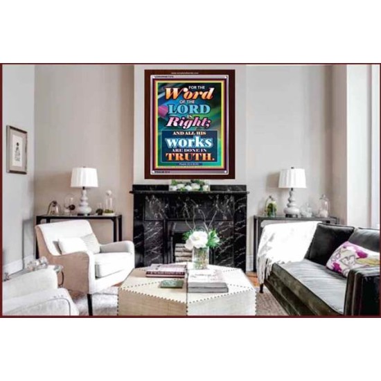 WORD OF THE LORD   Contemporary Christian poster   (GWARISE7370)   