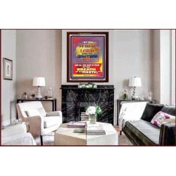 WORD OF THE LORD   Framed Hallway Wall Decoration   (GWARISE7384)   "25x33"