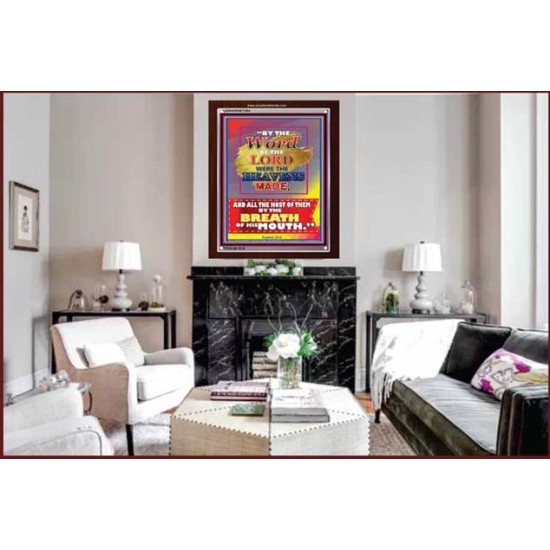 WORD OF THE LORD   Framed Hallway Wall Decoration   (GWARISE7384)   