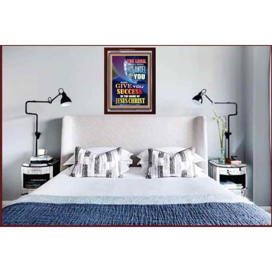 THE LORD WILL GIVE YOU GOOD SUCCESS   Bible Verse Framed for Home   (GWARISE8687)   