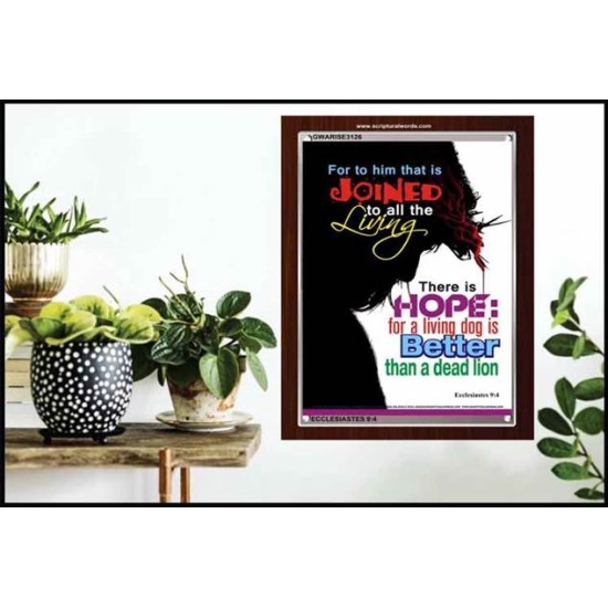 THERE IS HOPE   Framed Picture   (GWARISE3126)   