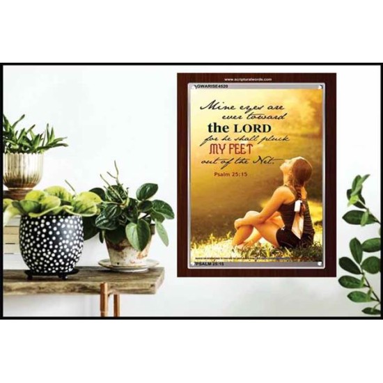 TOWARD THE LORD   Acrylic Glass framed scripture art   (GWARISE4520)   