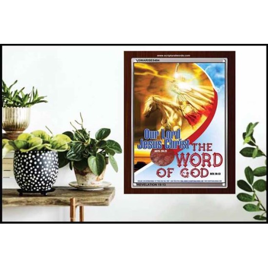 THE WORD OF GOD   Bible Verse Wall Art   (GWARISE5494)   