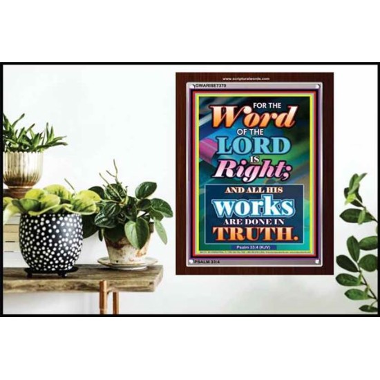 WORD OF THE LORD   Contemporary Christian poster   (GWARISE7370)   