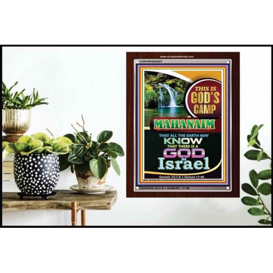 THERE IS A GOD IN ISRAEL   Bible Verses Framed for Home Online   (GWARISE8057)   