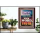 THY WORD IS TRUTH   Framed Lobby Wall Decoration   (GWARISE8827)   