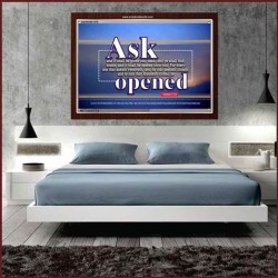ASK AND IT SHALL BE GIVEN   Scriptural Wall Art   (GWARISE1079)   
