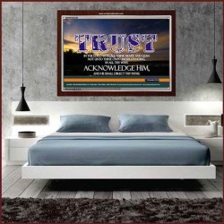 TRUST IN THE LORD   Modern Wall Art   (GWARISE295)   "33x25"