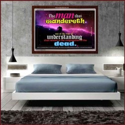 UNDERSTANDING   Inspirational Bible Verse Framed   (GWARISE3351)   "33x25"