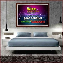 WISDOM   Scriptural Framed Signs   (GWARISE3817)   