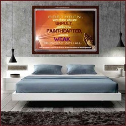 UPHOLD THE WEAK   Inspirational Wall Art Frame   (GWARISE4008)   "33x25"