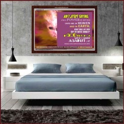 WHAT SHALL WE SAY TO THESE THINGS   Christian Quote Framed   (GWARISE4110)   "33x25"