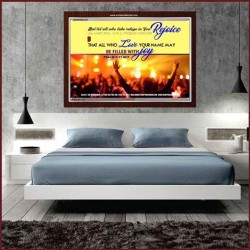 BE FILLED WITH JOY   Large Frame Scripture Wall Art   (GWARISE4237)   
