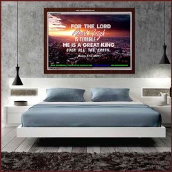A GREAT KING   Christian Quotes Framed   (GWARISE4370)   "33x25"