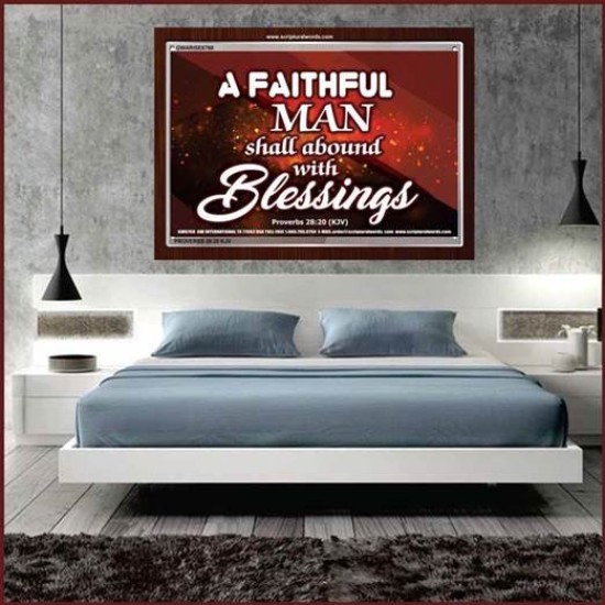 A FAITHFUL MAN   Sanctuary Paintings Frame   (GWARISE6768)   