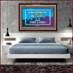 WALK IN TRUTH   Unique Bible Verse Framed   (GWARISE7558)   "33x25"