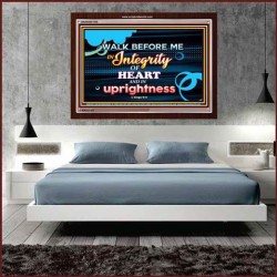 WALK IN INTEGRITY   Unique Bible Verse Frame   (GWARISE7559)   