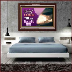 WAIT ON THE LORD   Framed Bible Verses   (GWARISE7570)   "33x25"