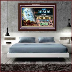 YE SHALL BE SAVED   Unique Bible Verse Framed   (GWARISE8421)   