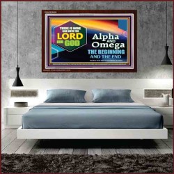 ALPHA AND OMEGA   Christian Quotes Framed   (GWARISE8649L)   