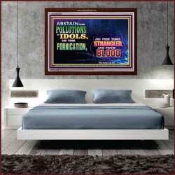 ABSTAIN FORNICATION   Inspirational Wall Art Poster   (GWARISE8929)   