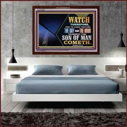 WATCH AND PRAY   Inspiration office art and wall dcor   (GWARISE9088)   "33x25"