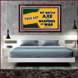 WEAPONS OF WAR   Christian Quotes Framed   (GWARISE9434)   "33x25"